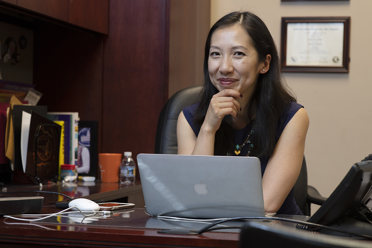 BALTIMORE, MD  OCTOBER 01: 
Dr. Leana Wen, is the new president of Planned Parenthood. She is photographed at the Baltimore City Health Department on Monday, October 01, 2018 in Baltimore, Maryland.
(Photo by Marvin Joseph/The Washington Post via Getty Images)